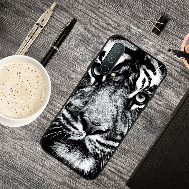 Coque OnePlus Nord CE 5G Tigre Noir et Blanc