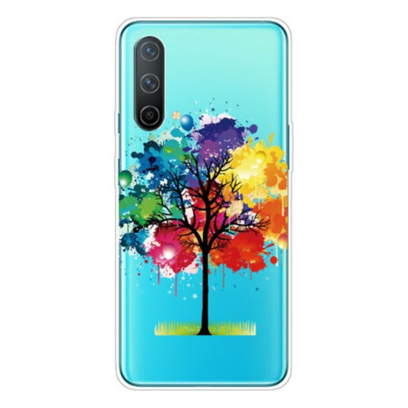 Coque OnePlus Nord CE 5G Transparente Arbre Aquarelle