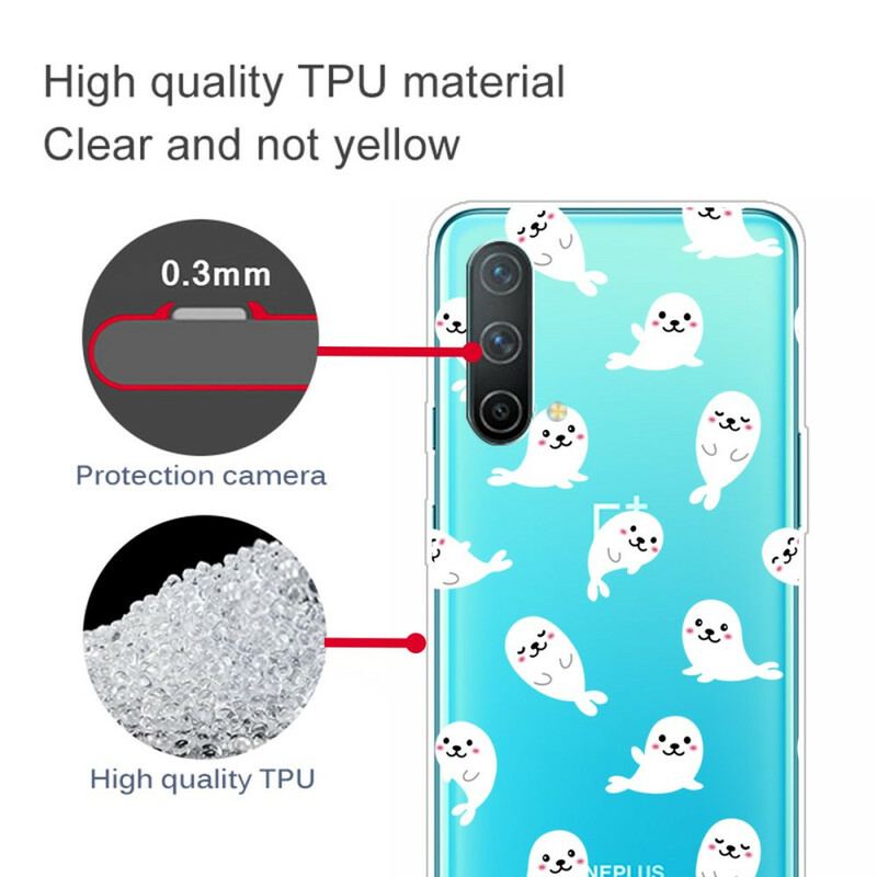 Coque OnePlus Nord CE 5G Transparente Otaries Fun