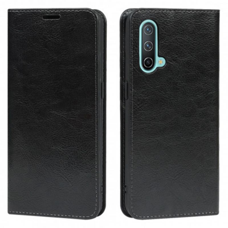 Flip Cover OnePlus Nord CE 5G Cuir Véritable