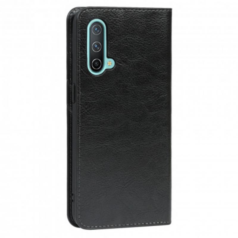 Flip Cover OnePlus Nord CE 5G Cuir Véritable