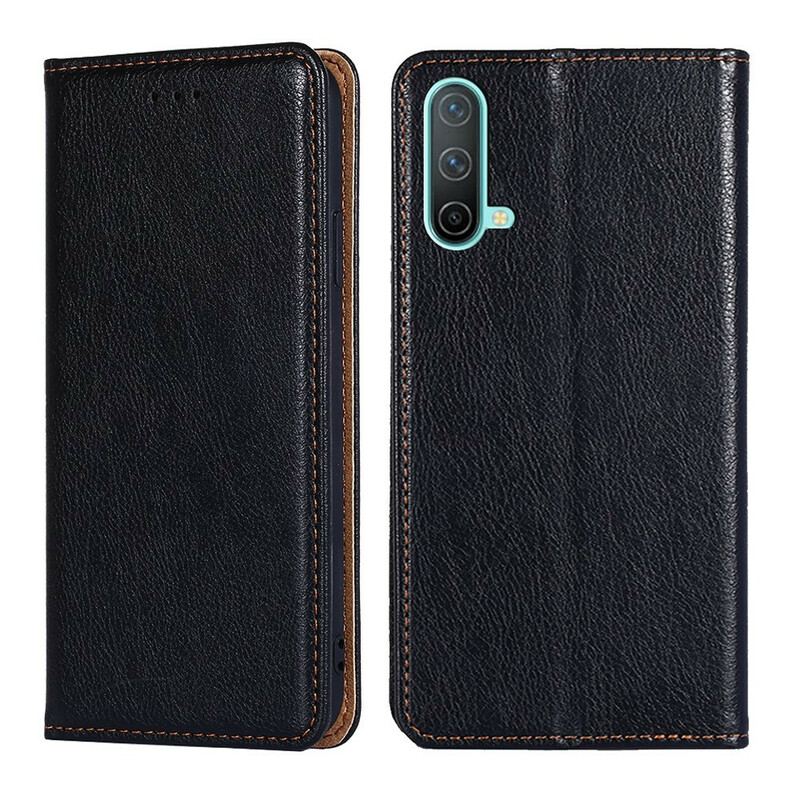 Flip Cover OnePlus Nord CE 5G Cuir Véritable