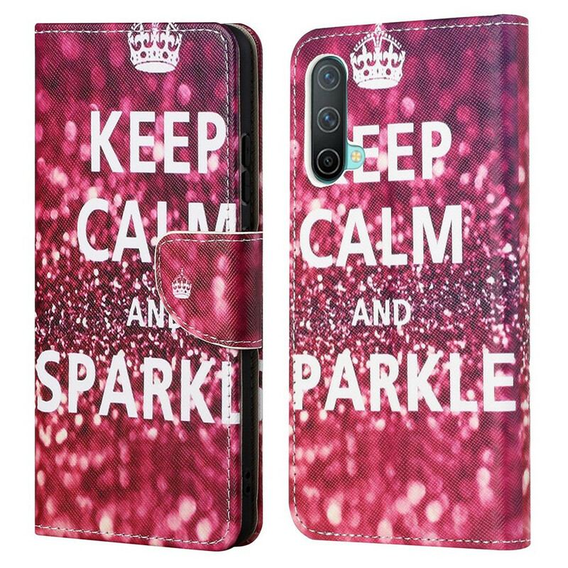 Housse OnePlus Nord CE 5G Keep Calm and Sparkle