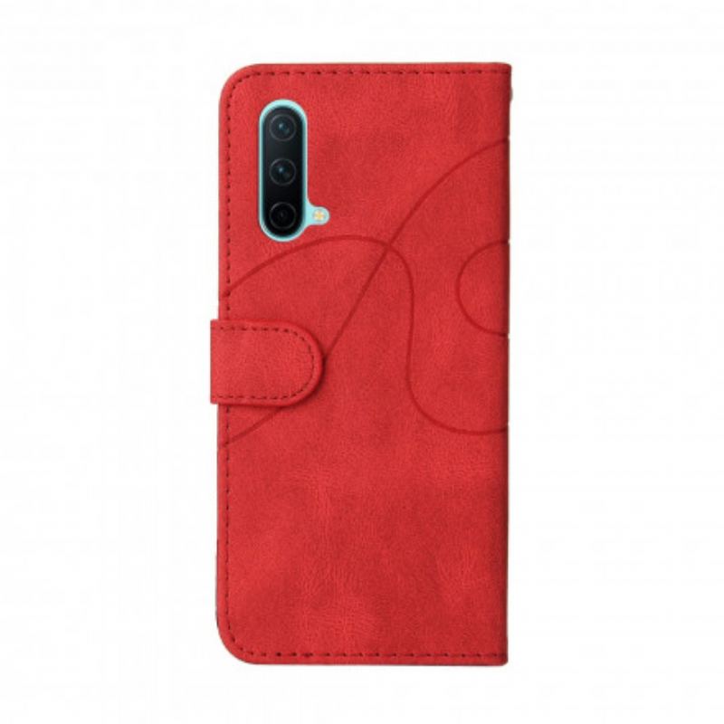 Housse OnePlus Nord CE 5G Simili Cuir Bicolore Signature