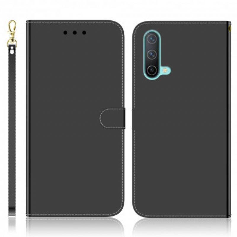 Housse OnePlus Nord CE 5G Simili Cuir Couverture MIroir