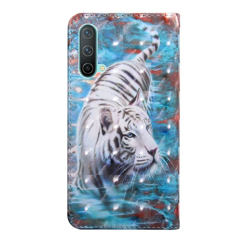 Housse OnePlus Nord CE 5G Tigre dans l'Eau