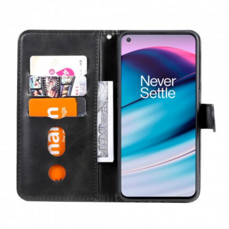 Housse OnePlus Nord CE 5G Vintage Porte-Monnaie