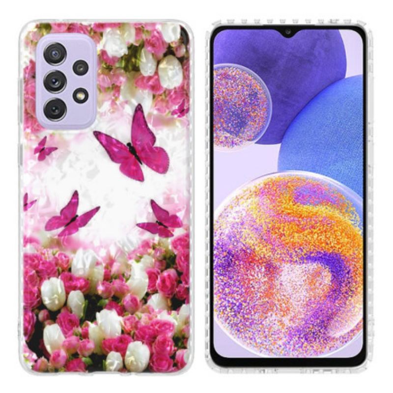 Coque Samsung Galaxy A23 5G Papillons Stylés