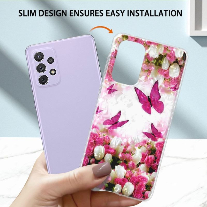 Coque Samsung Galaxy A23 5G Papillons Stylés