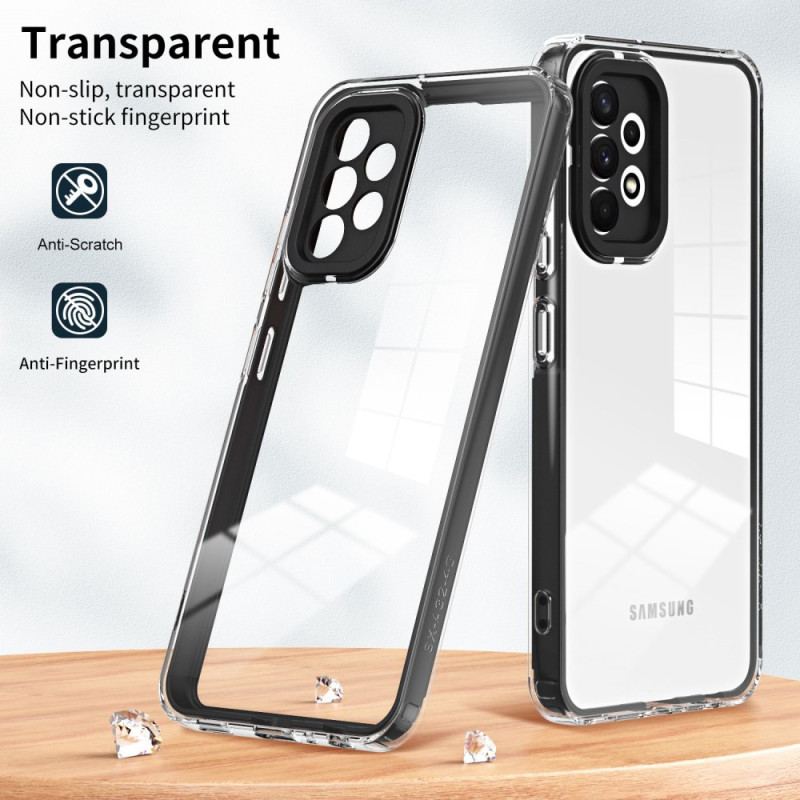 Coque Samsung Galaxy A23 5G Transparente Rebords Colorés