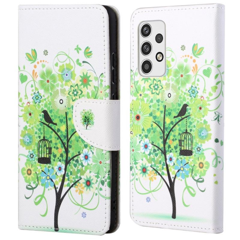 Housse Samsung Galaxy A23 5G Arbre Feuillage Vert