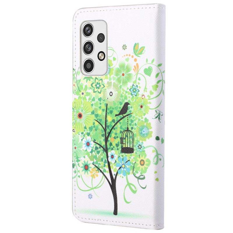 Housse Samsung Galaxy A23 5G Arbre Feuillage Vert