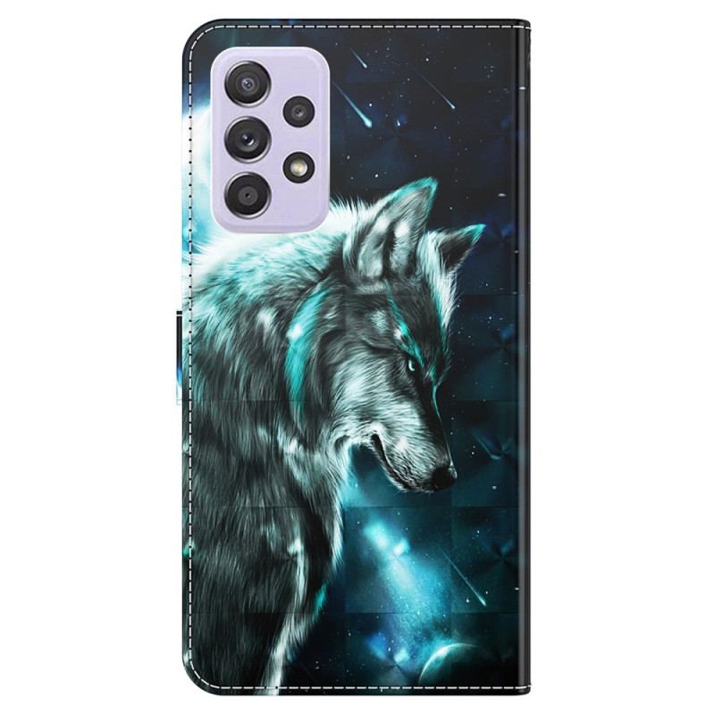 Housse Samsung Galaxy A23 5G Loup à Lanière