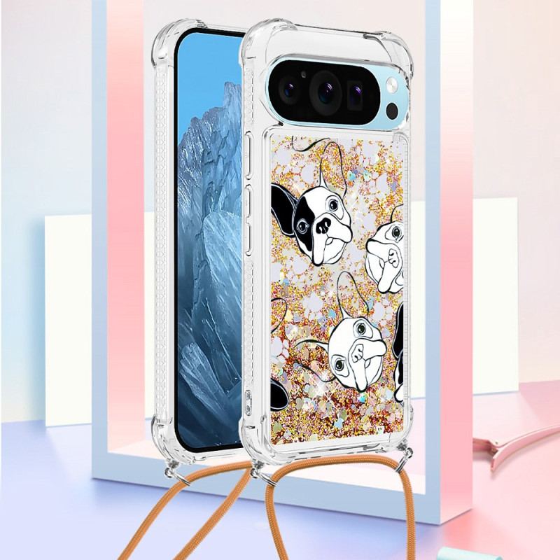 Coque à Cordon Google Pixel 9 Pro XL Différents Motifs