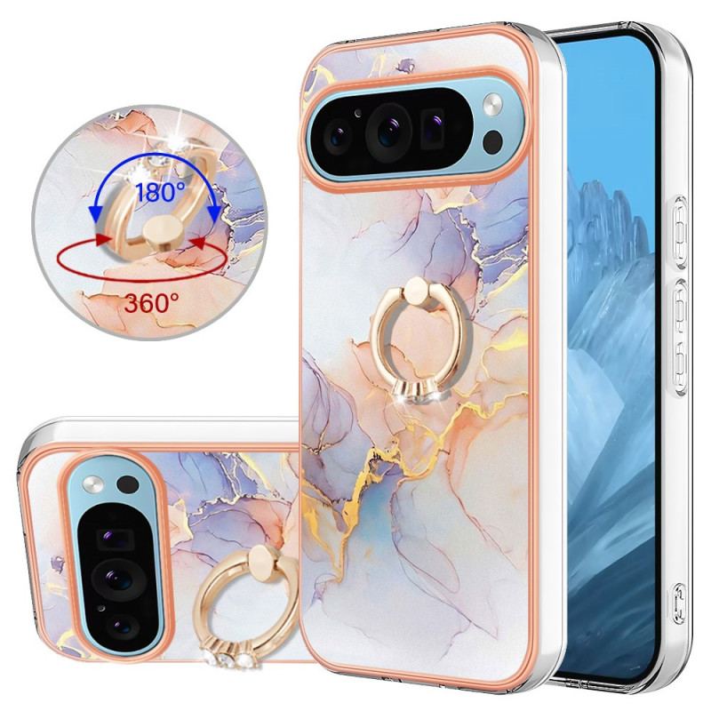 Coque Google Pixel 9 Pro XL Anneau-Support Différents Motifs