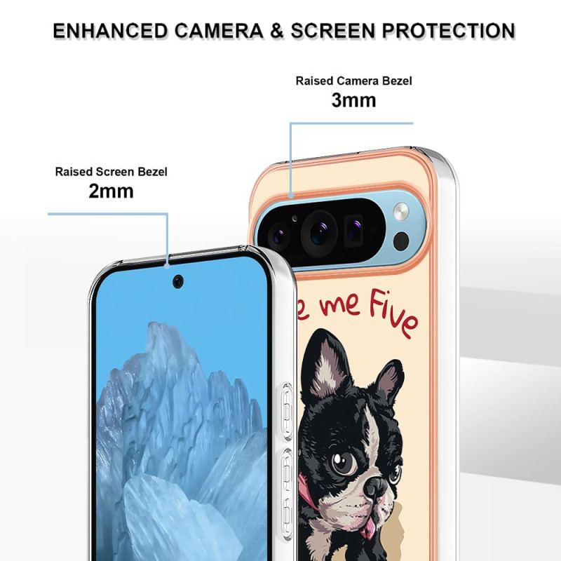 Coque Google Pixel 9 Pro XL Chien Give Me Five