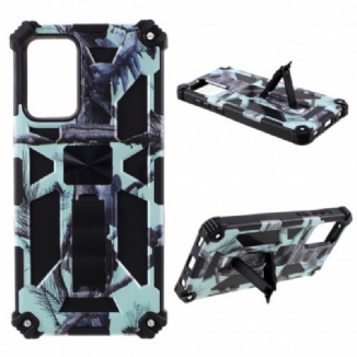 Coque Samsung Galaxy A72 4G / A72 5G Camouflage Support Amovible