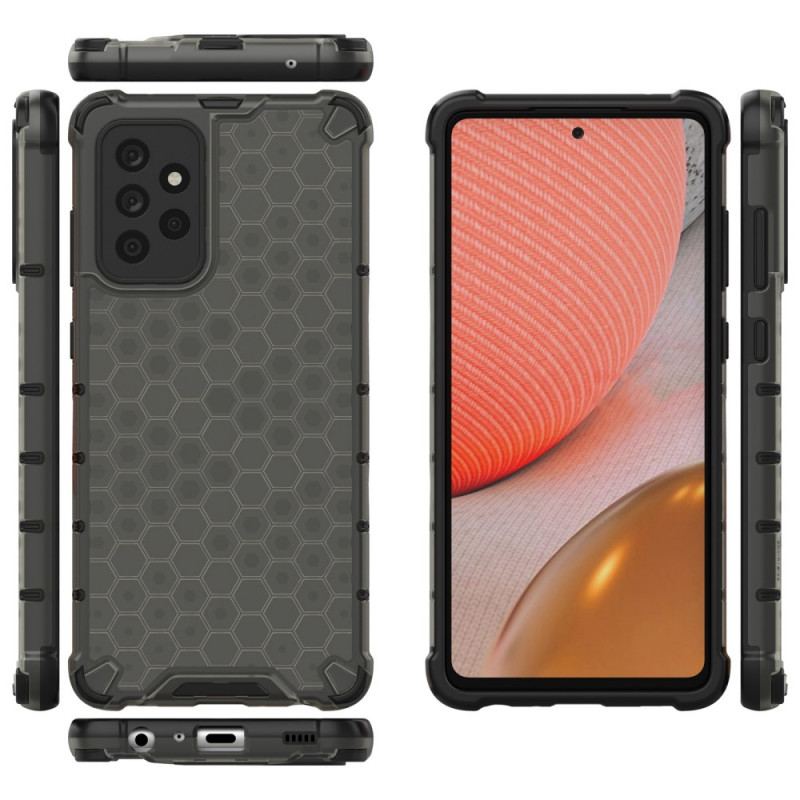 Coque Samsung Galaxy A72 4G / A72 5G à Cordon Nid d'abeille