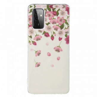 Coque Samsung Galaxy A72 4G / A72 5G Fleurs Fluorescente