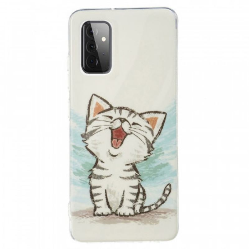 Coque Samsung Galaxy A72 4G / A72 5G Fluorescente Chat