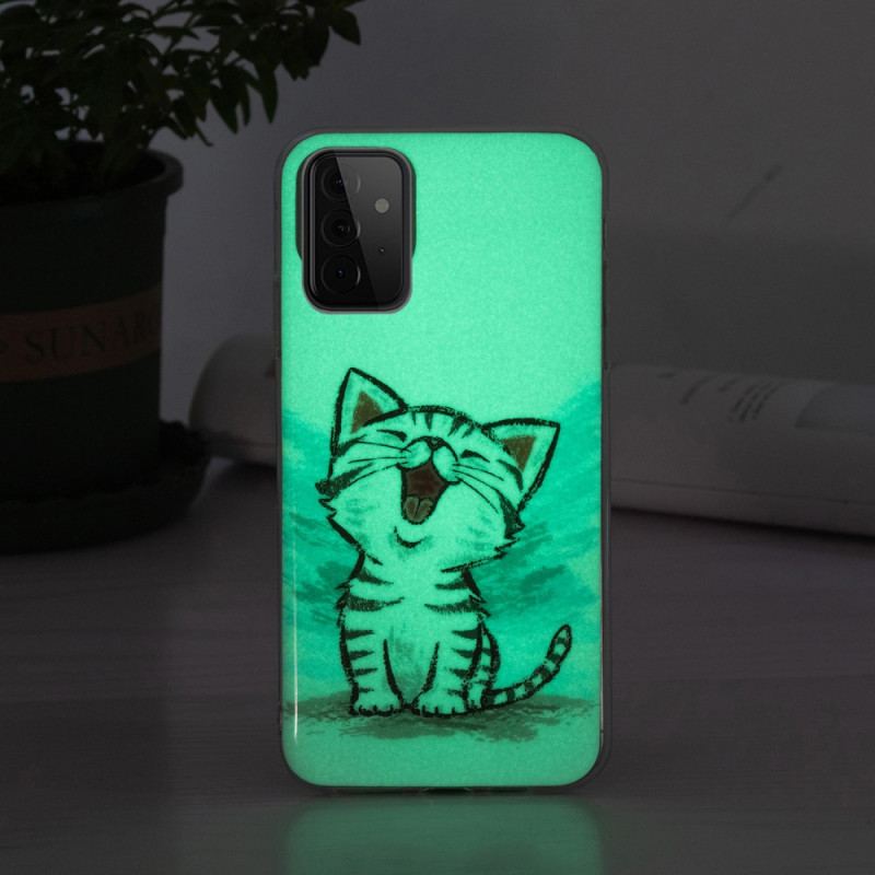 Coque Samsung Galaxy A72 4G / A72 5G Fluorescente Chat