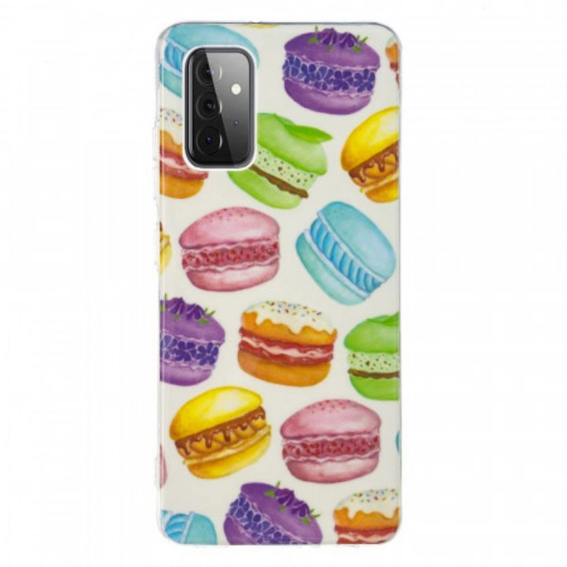 Coque Samsung Galaxy A72 4G / A72 5G Macarons Fluorescente