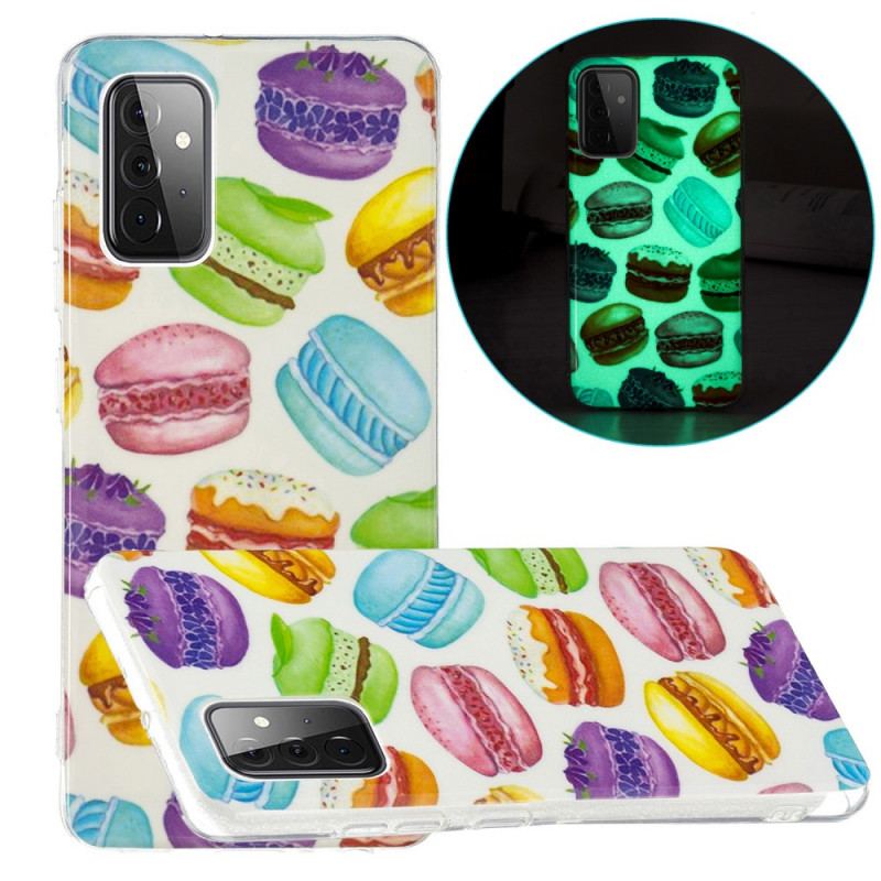 Coque Samsung Galaxy A72 4G / A72 5G Macarons Fluorescente