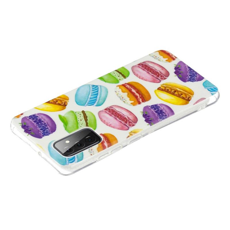 Coque Samsung Galaxy A72 4G / A72 5G Macarons Fluorescente