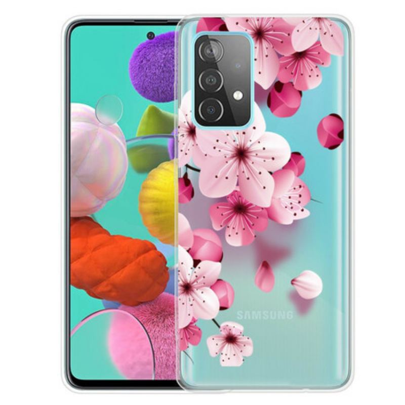 Coque Samsung Galaxy A72 4G / A72 5G Petites Fleurs Roses