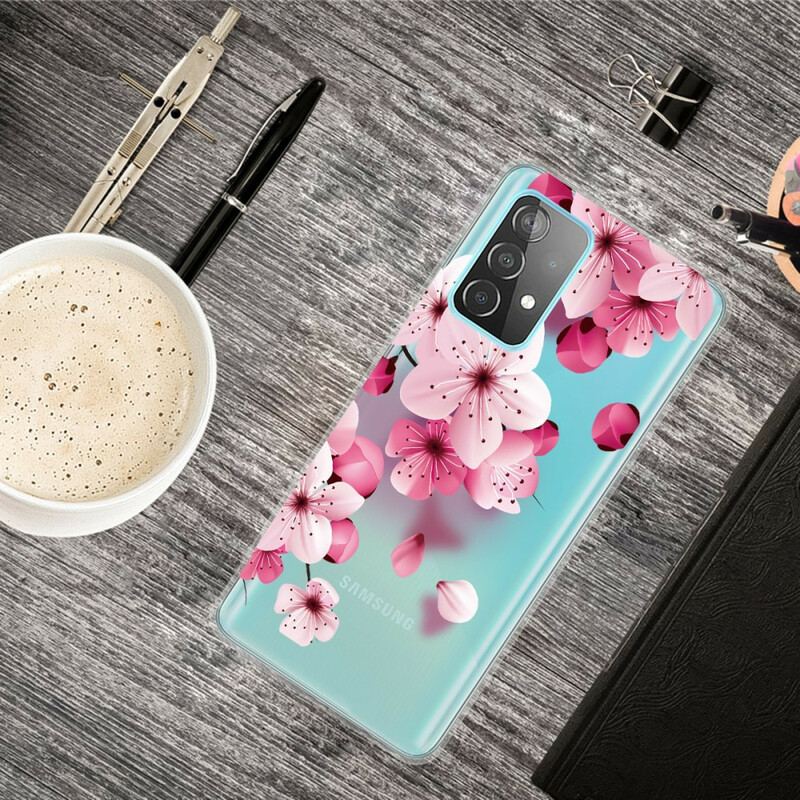 Coque Samsung Galaxy A72 4G / A72 5G Petites Fleurs Roses