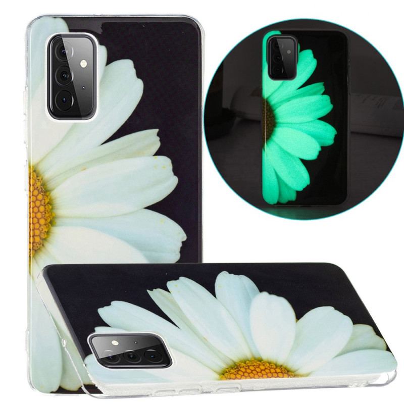 Coque Samsung Galaxy A72 4G / A72 5G Série Fleurs Fluorescentes