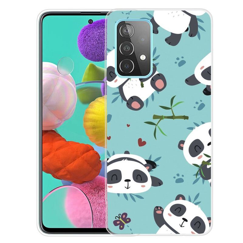 Coque Samsung Galaxy A72 4G / A72 5G Tas de Pandas