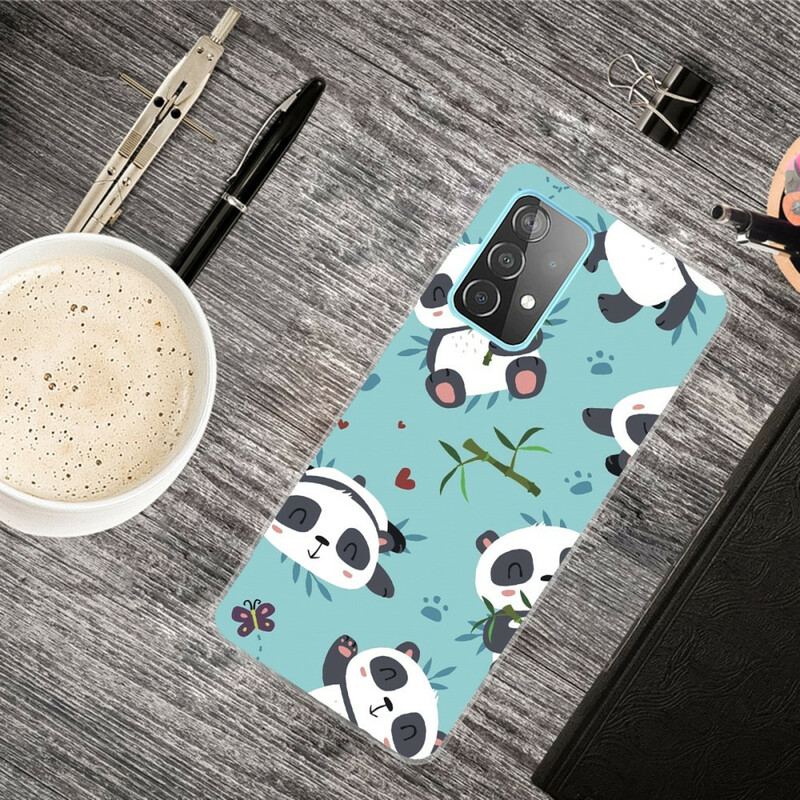 Coque Samsung Galaxy A72 4G / A72 5G Tas de Pandas