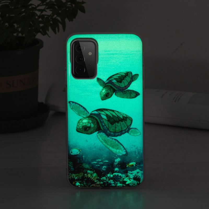 Coque Samsung Galaxy A72 4G / A72 5G Tortues Fluorescente