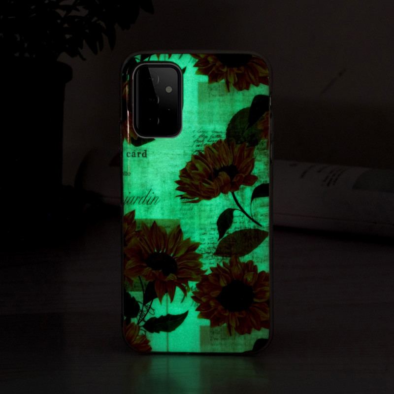 Coque Samsung Galaxy A72 4G / A72 5G Tournesols Fluorescentes