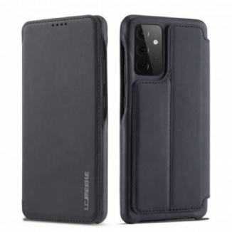 Flip Cover Samsung Galaxy A72 4G / A72 5G LC.IMEEKE Effet Cuir