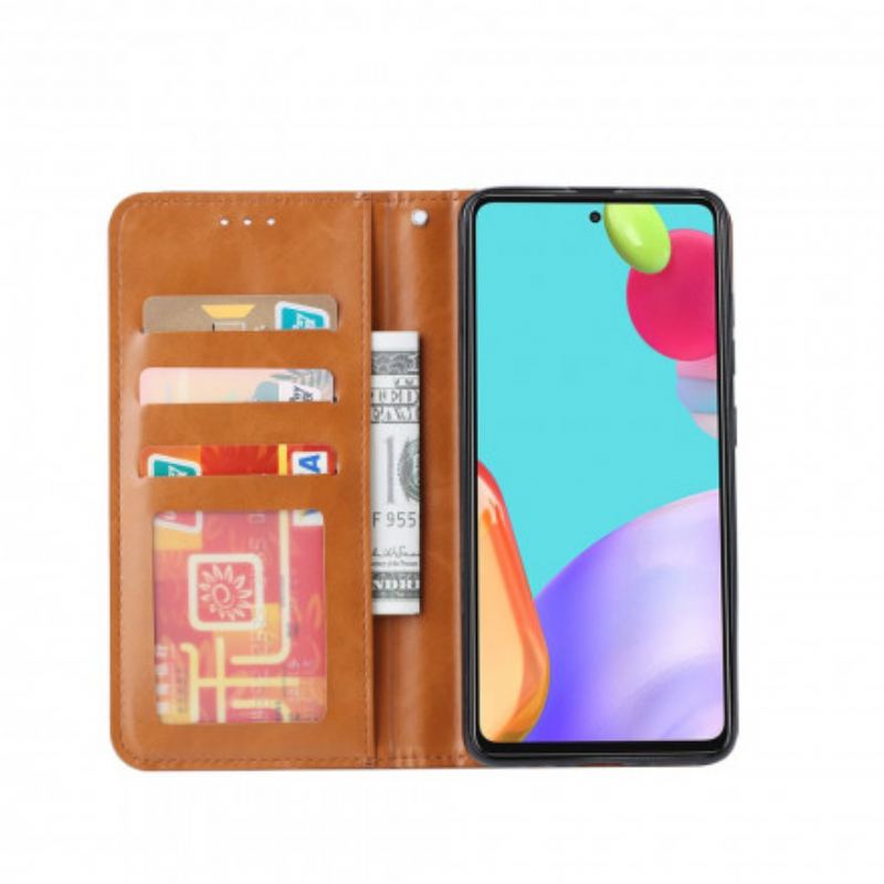 Flip Cover Samsung Galaxy A72 4G / A72 5G Simili Cuir Porte-Cartes