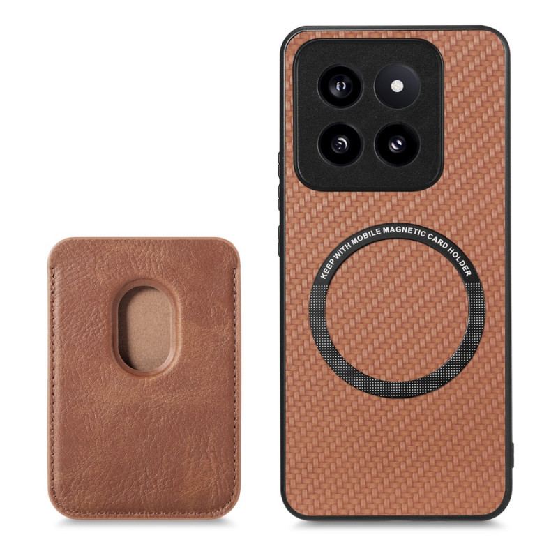 Coque Xiaomi 14 Pro Porte-Cartes Magnétique Détachable