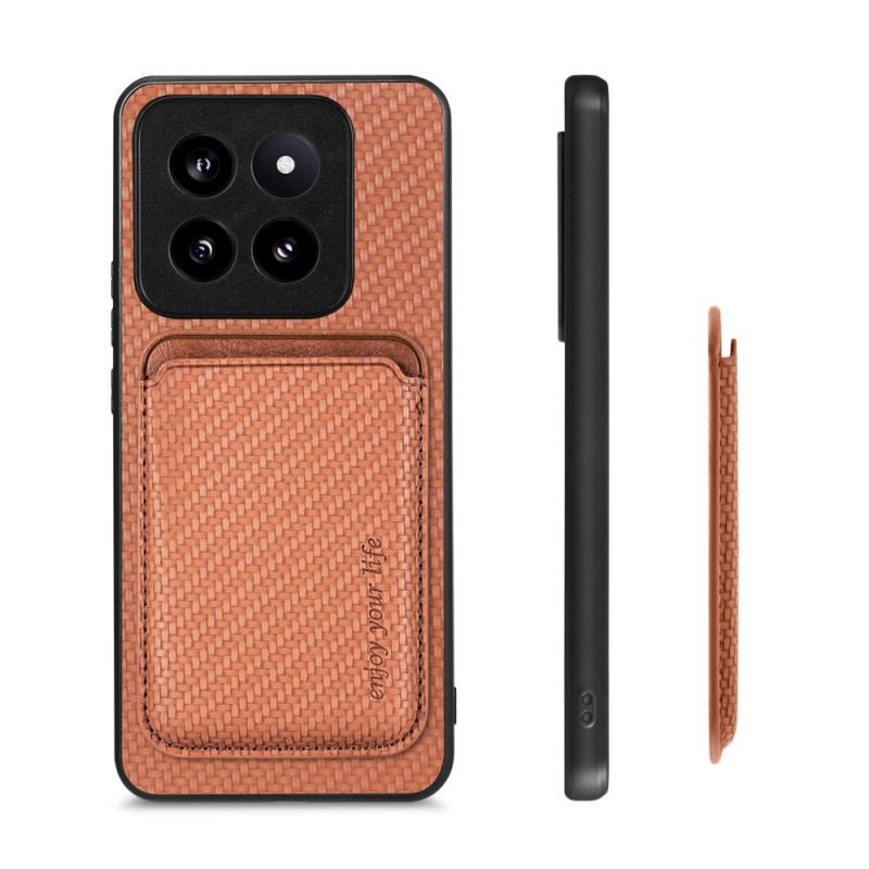 Coque Xiaomi 14 Pro Porte-Cartes Magnétique Détachable