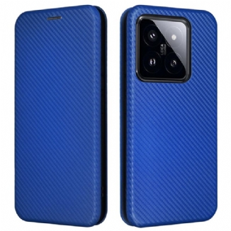 Flip Cover Xiaomi 14 Pro Fibre Carbone