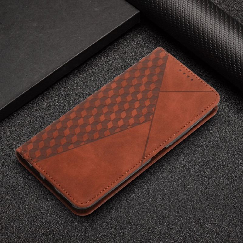 Flip Cover Xiaomi 14 Pro Losanges 3D