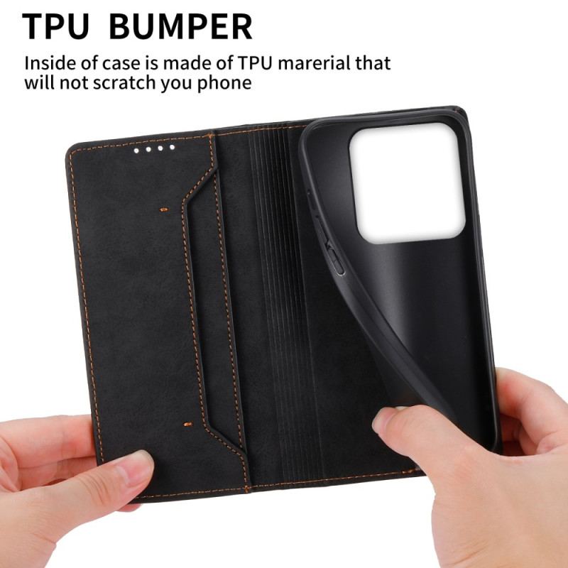 Flip Cover Xiaomi 14 Pro Portefeuille Blocage RFID