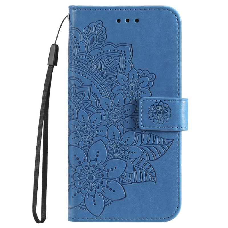 Housse Xiaomi 14 Pro Motif Floral à Lanière