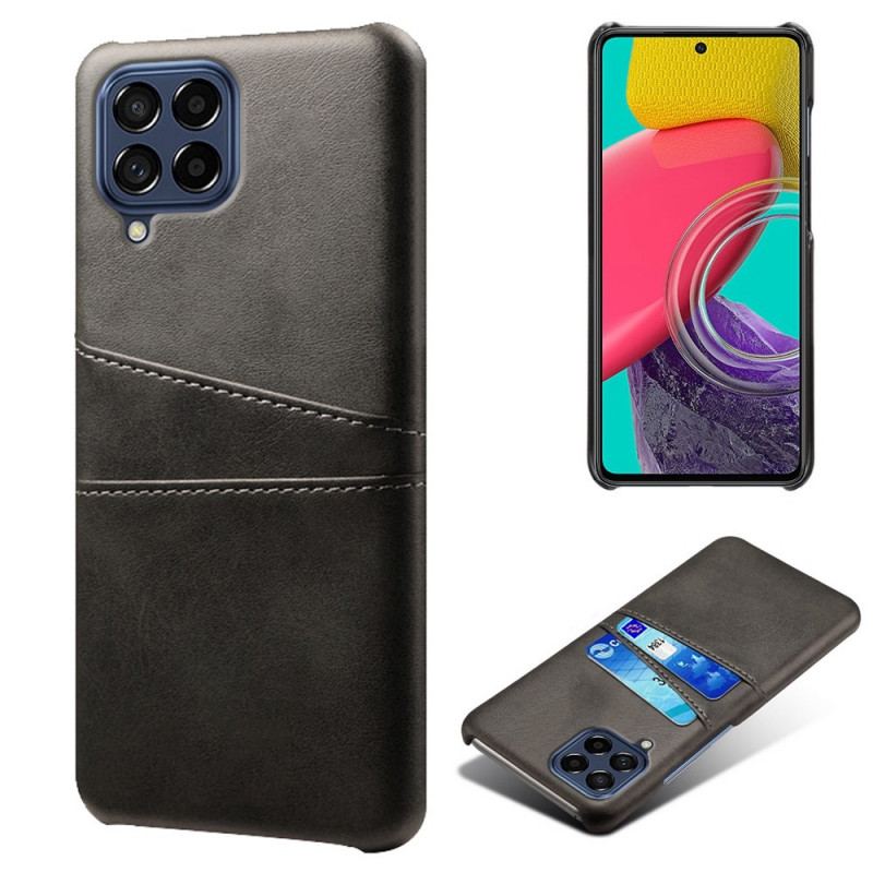 Coque Samsung Galaxy M53 5G Effet Cuir Porte-Cartes