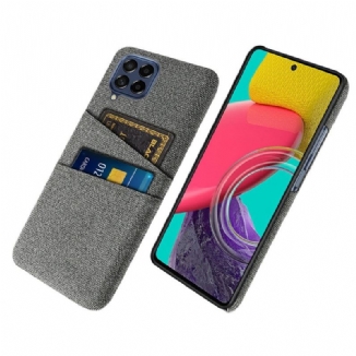 Coque Samsung Galaxy M53 5G Porte-Cartes Tissu