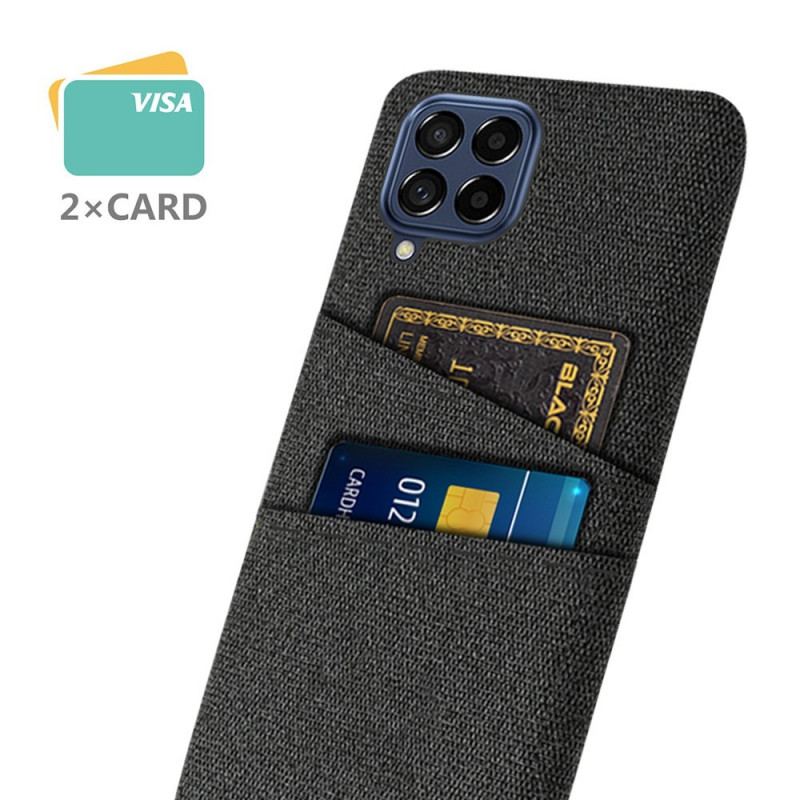 Coque Samsung Galaxy M53 5G Porte-Cartes Tissu