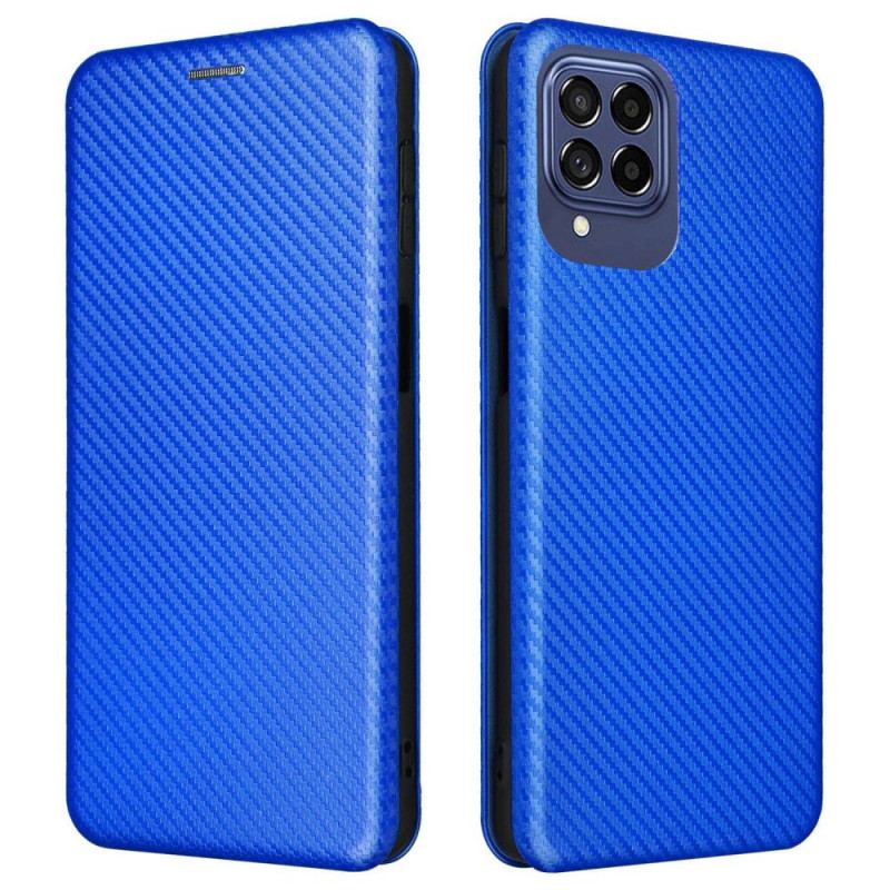 Flip Cover Samsung Galaxy M53 5G Fibre Carbone