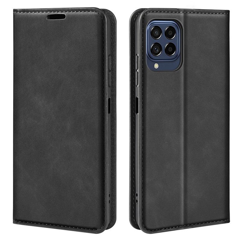 Flip Cover Samsung Galaxy M53 5G Skin-Touch Douceur