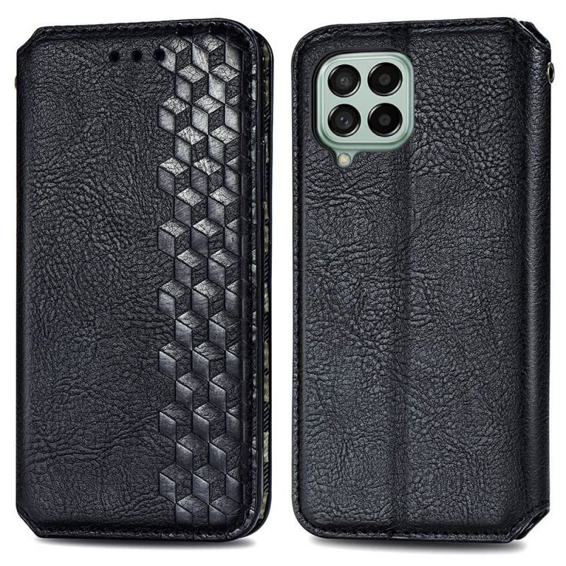 Flip Cover Samsung Galaxy M53 Effet Cuir Motif