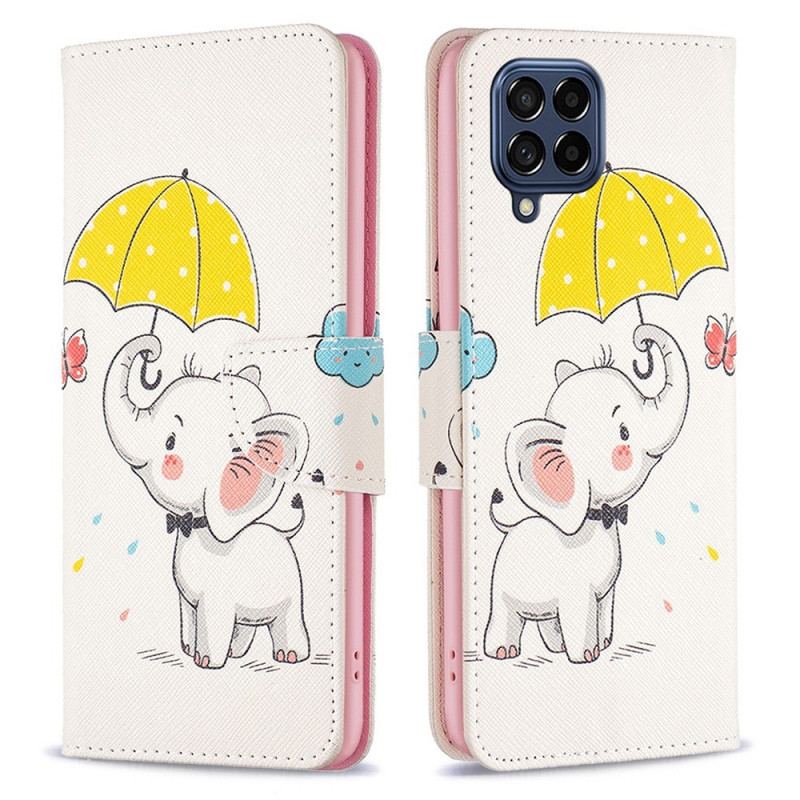 Housse Samsung Galaxy M53 5G Bébé Éléphant